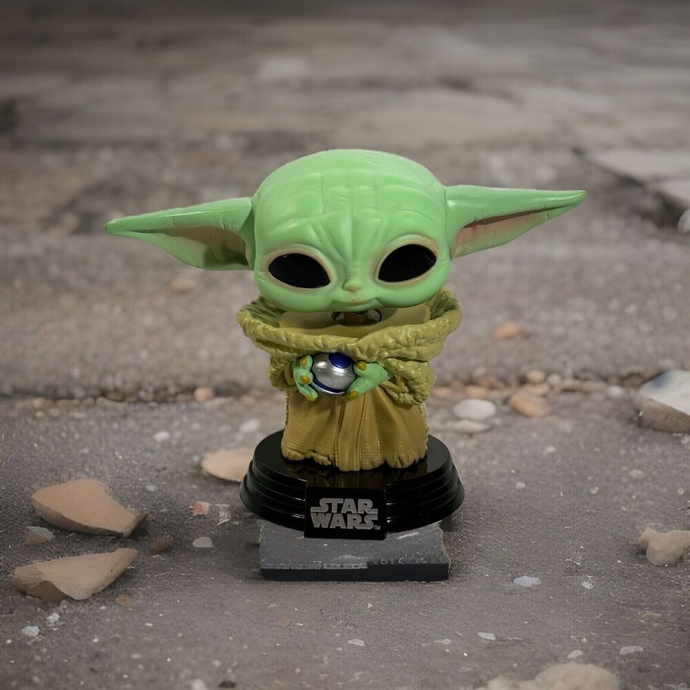 Funko Pop Star Wars Mandalorian The Child Control Knob #370 Baby Yoda Grogu-Used